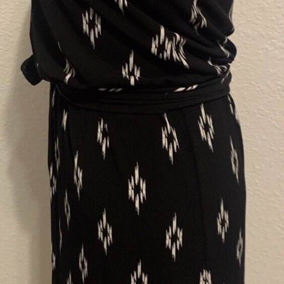 White House Black Market Geometric Print Strapless Party Sun Dress Women's XXS - Picture 6 of 13